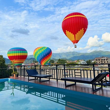 Vangvieng Sisavang Mountain View Hotel Vang Vieng Ngoại thất bức ảnh